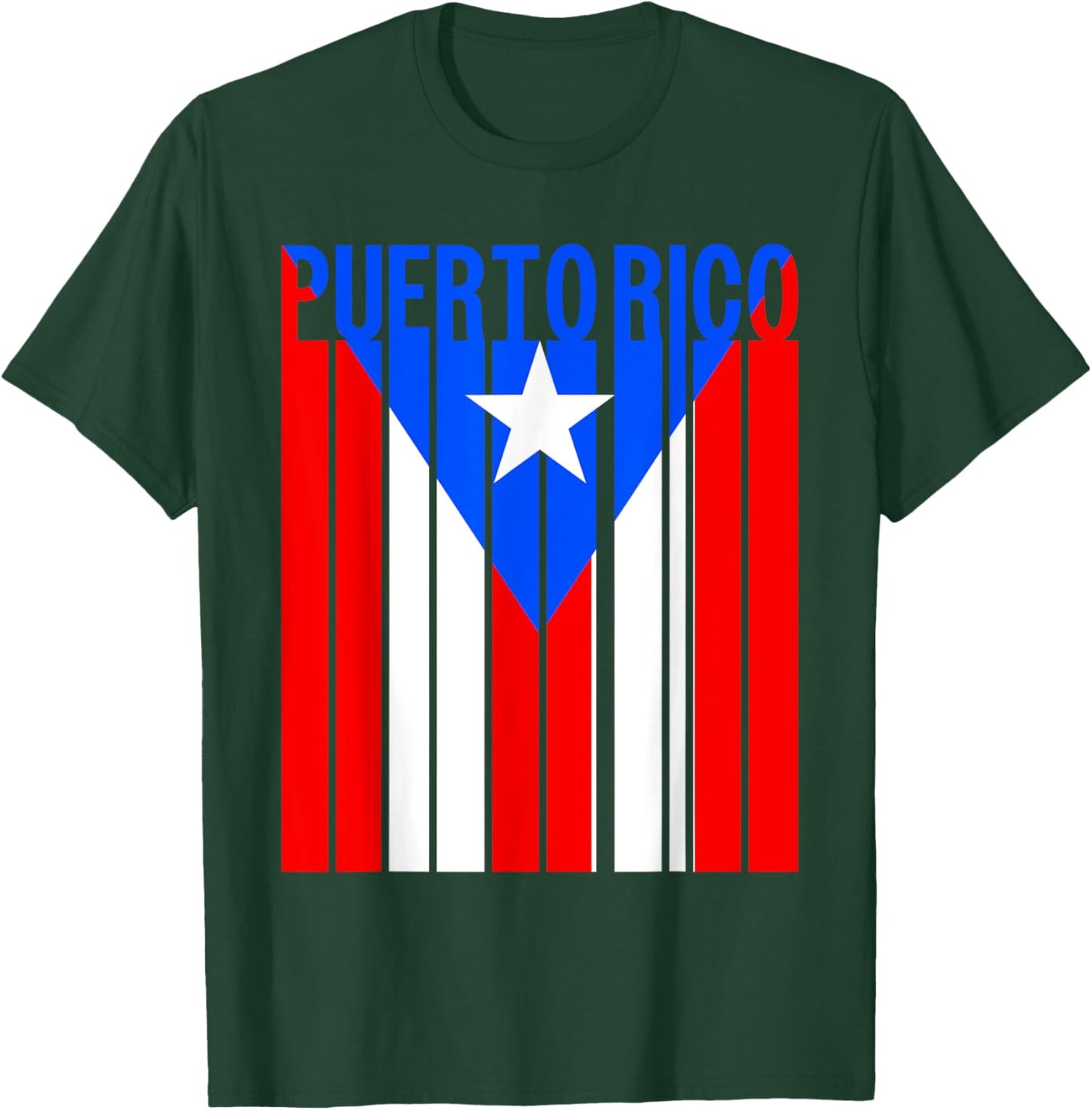Puerto Rico Flag T-Shirt - T-Shirt | Forest
