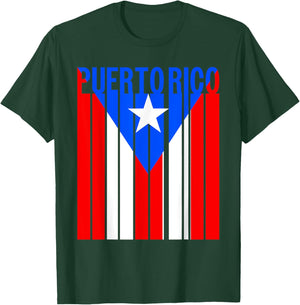 Puerto Rico Flag T-Shirt - T-Shirt | Forest