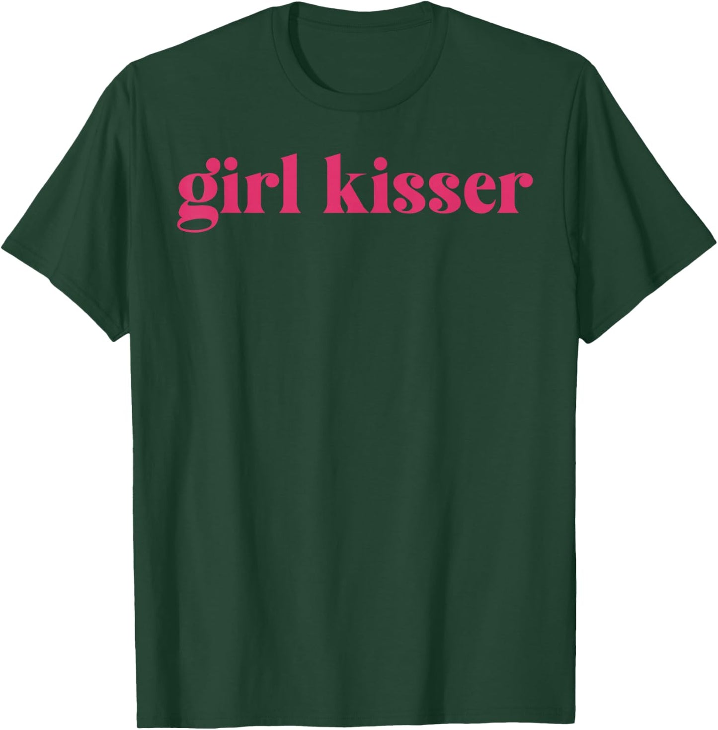 Girl Kisser Lesbian LGBT Gay Bisexual Trans Pride Pansexual T-Shirt - T-Shirt | Forest