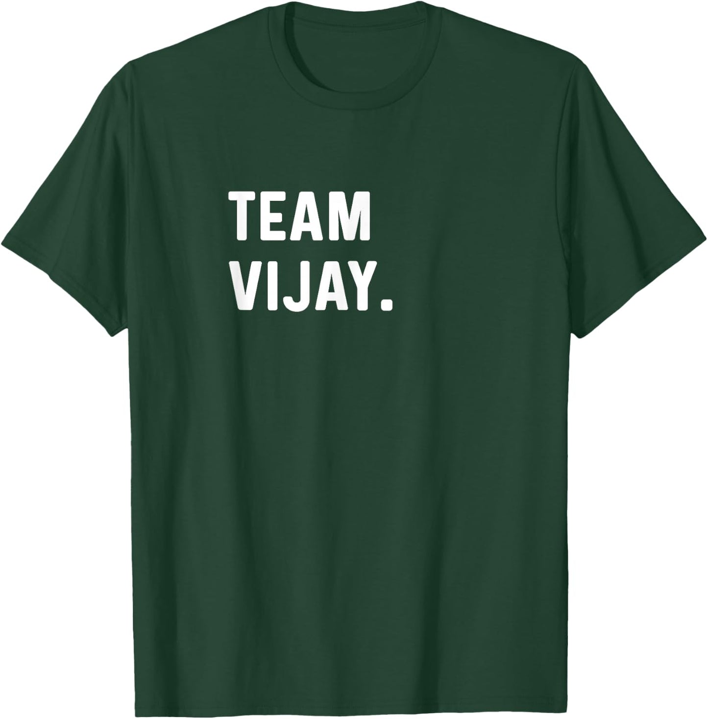 Team Vijay - Name , Black, S T-Shirt - T-Shirt | Forest