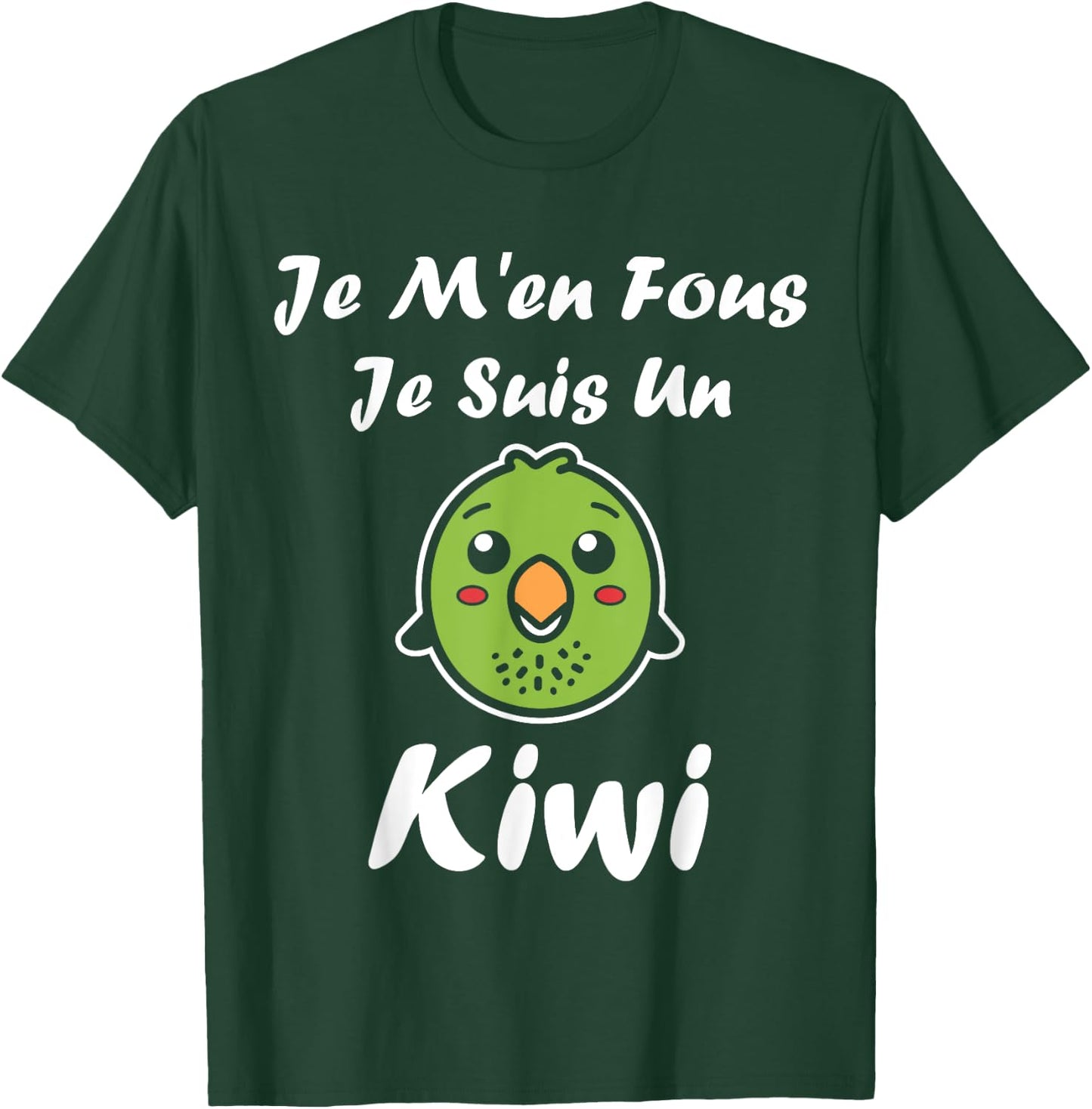 Humour kiwi Fruit Je m'en fous je suis un kiwi , Black, S T-Shirt - T-Shirt | Forest