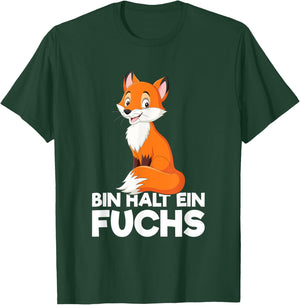 Bin Halt Ein Fuchsiges Statement , black T-Shirt - T-Shirt | Forest