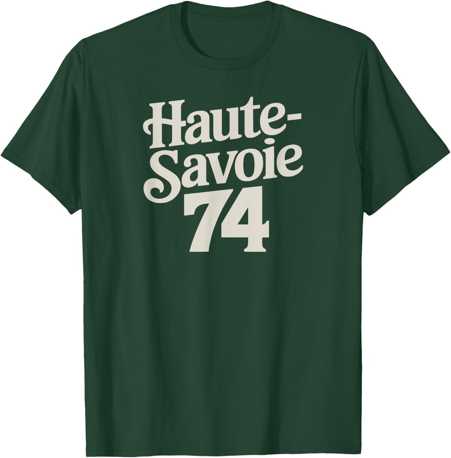 Haute-Savoie 74 , Black, S T-Shirt - T-Shirt | Forest