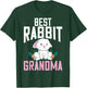 Best Rabbit Grandma Ever Bunny Grandma T-Shirt - T-Shirt | Forest