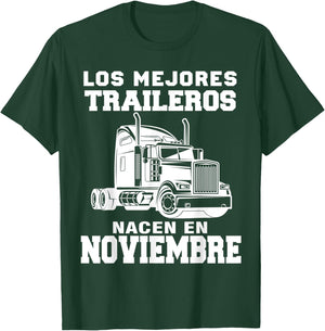 Best trailers born in November Truck Driver T-Shirt - T-Shirt | Forest