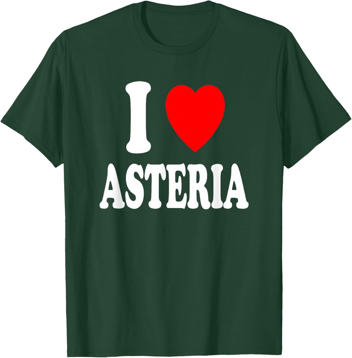 I Heart (Love) Asteria Cute Matching Couple Spouse Married T-Shirt - T-Shirt | Forest