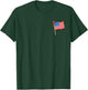 Loves Jesus and America Too Patriotic Faith 2 Side T-Shirt - T-Shirt | Forest