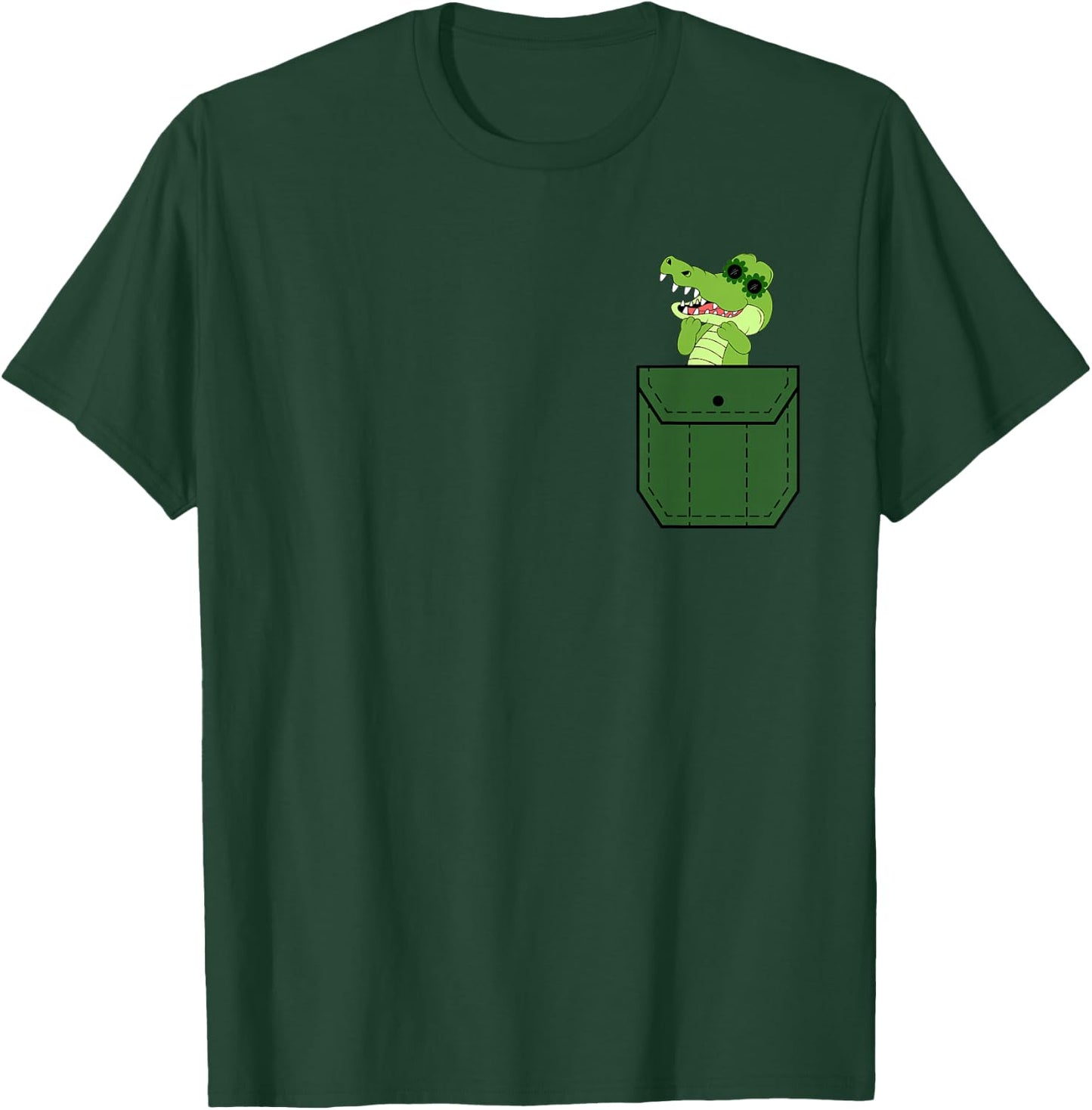 Crocodile Art Cool Kids Gator Lover Crocodile T-Shirt - T-Shirt | Forest