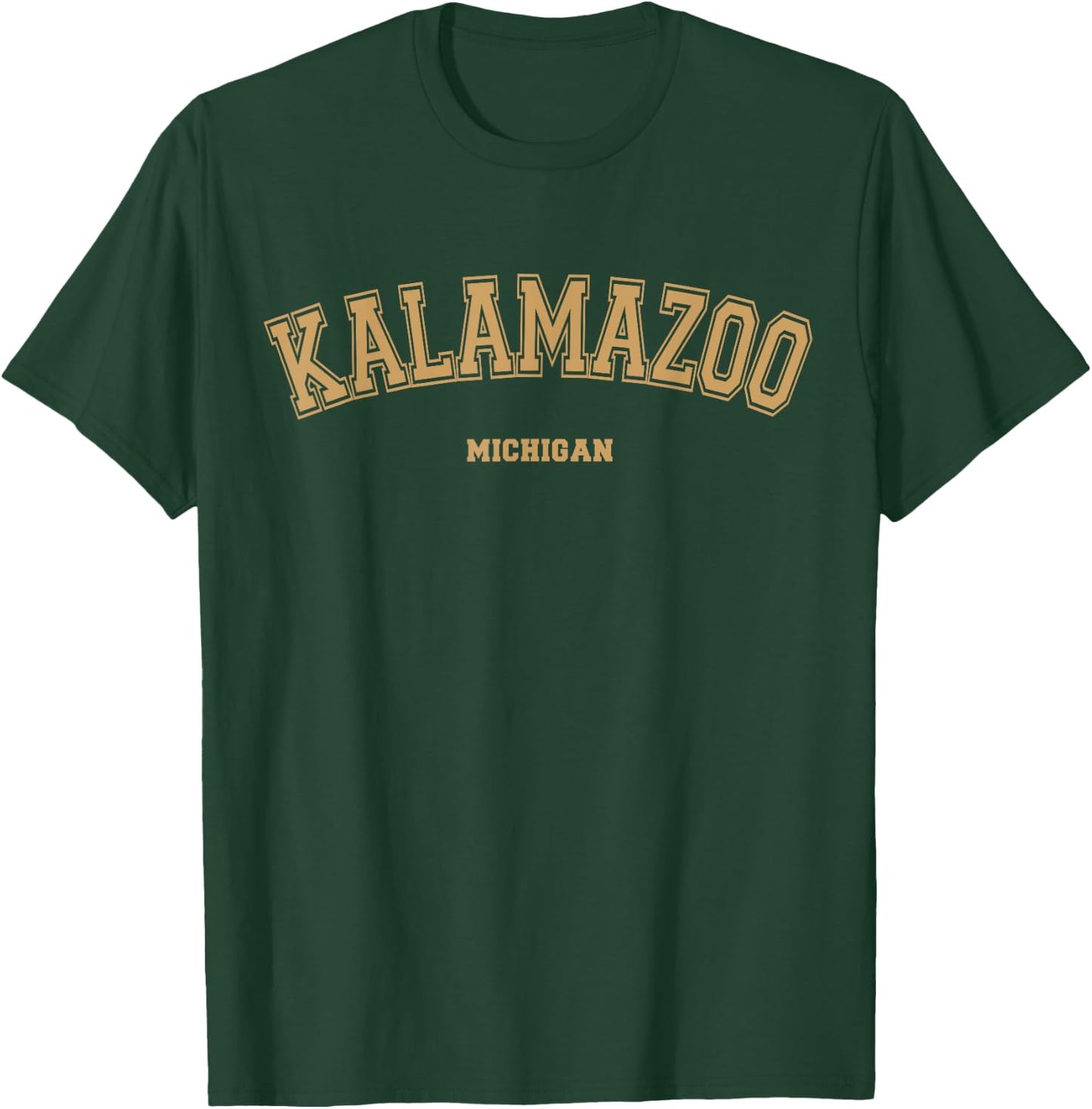 Kalamazoo Sports College Style on Kalamazoo T-Shirt - T-Shirt | Forest