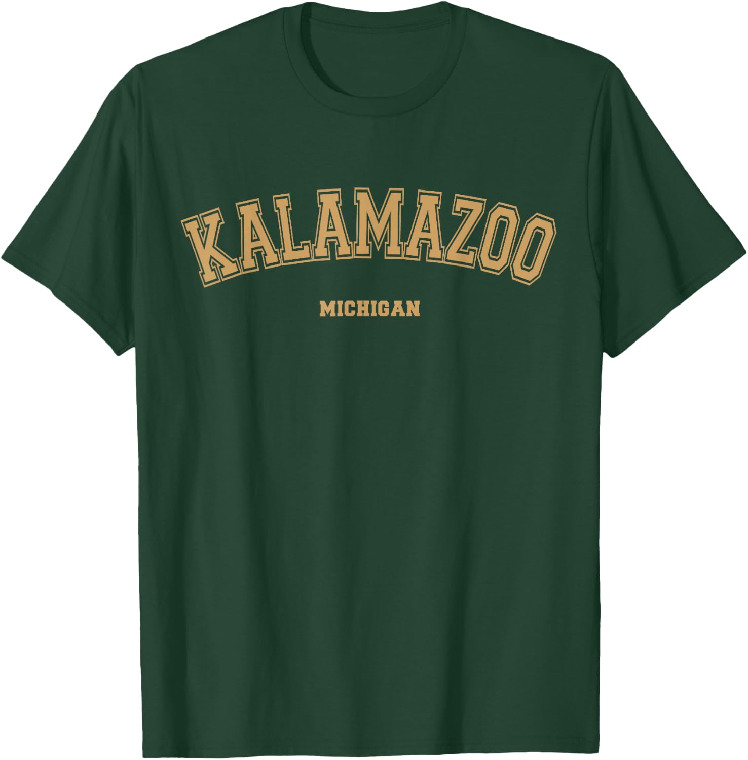 Kalamazoo Sports College Style on Kalamazoo T-Shirt - T-Shirt | Forest