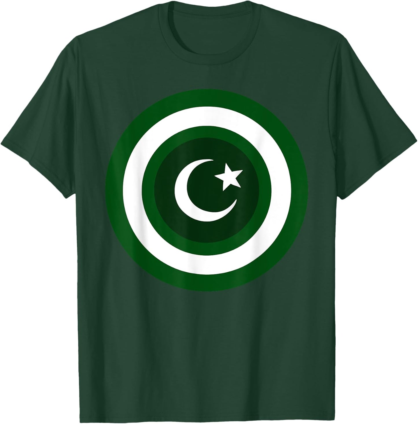 Pakistani Flag- Captain Pakistan T-Shirt - T-Shirt | Forest