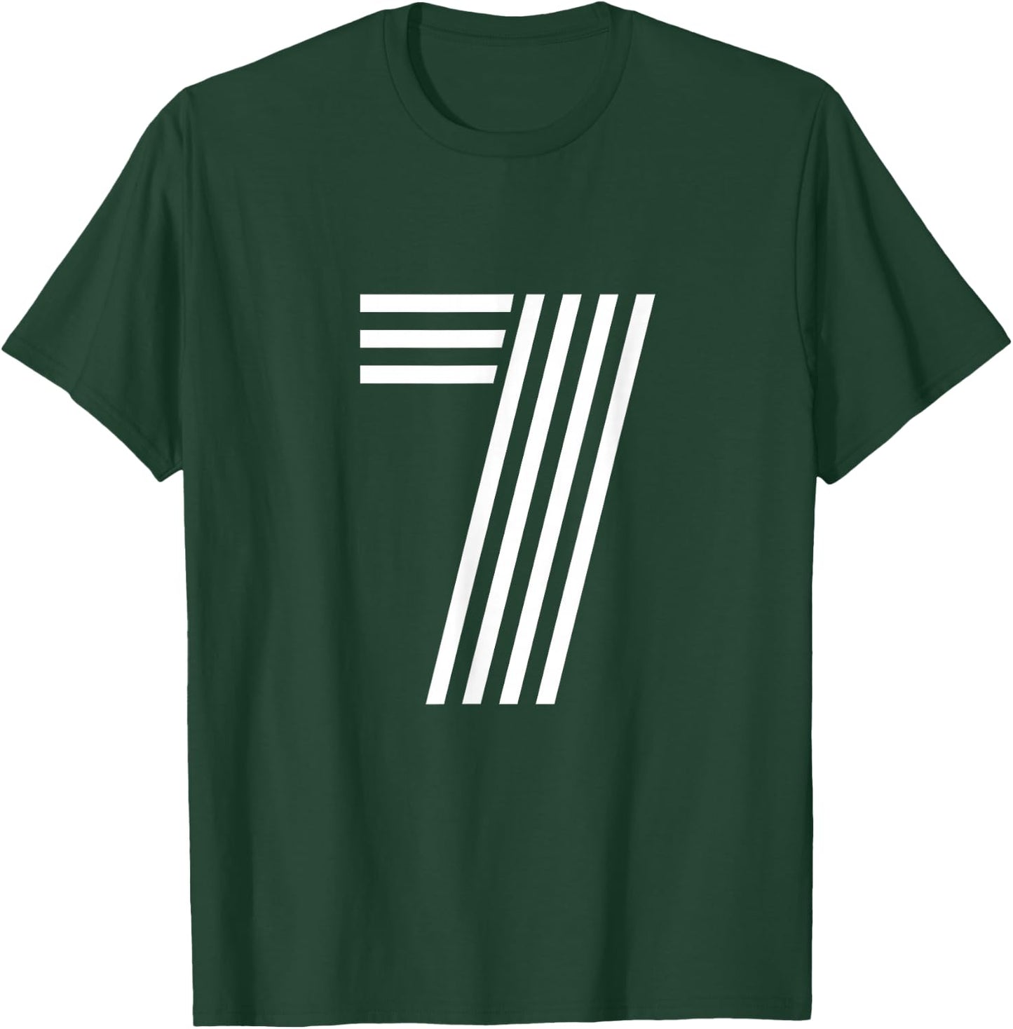 Number 7 - Lucky Number Seven T-Shirt - T-Shirt | Forest