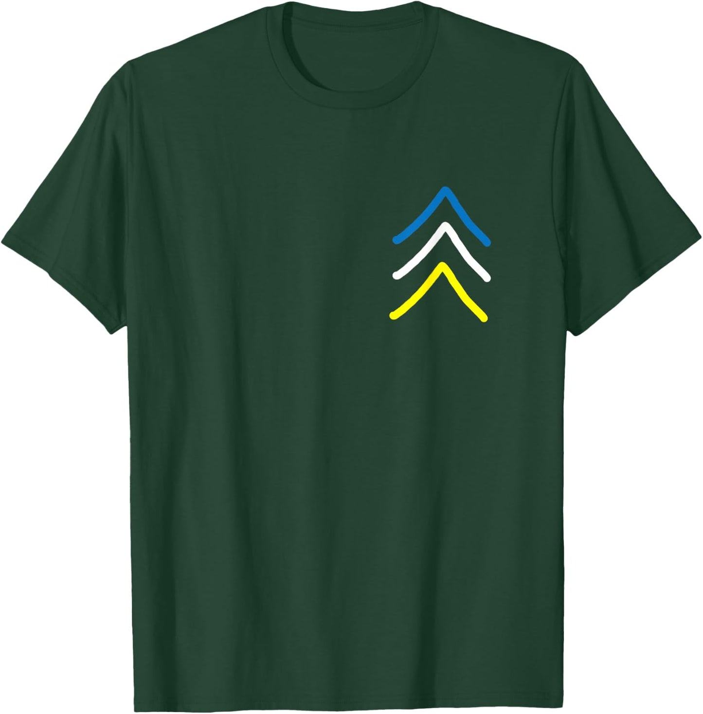 Trisomy 21 Down Syndrome Three Chromosome Arrows T-Shirt - T-Shirt | Forest