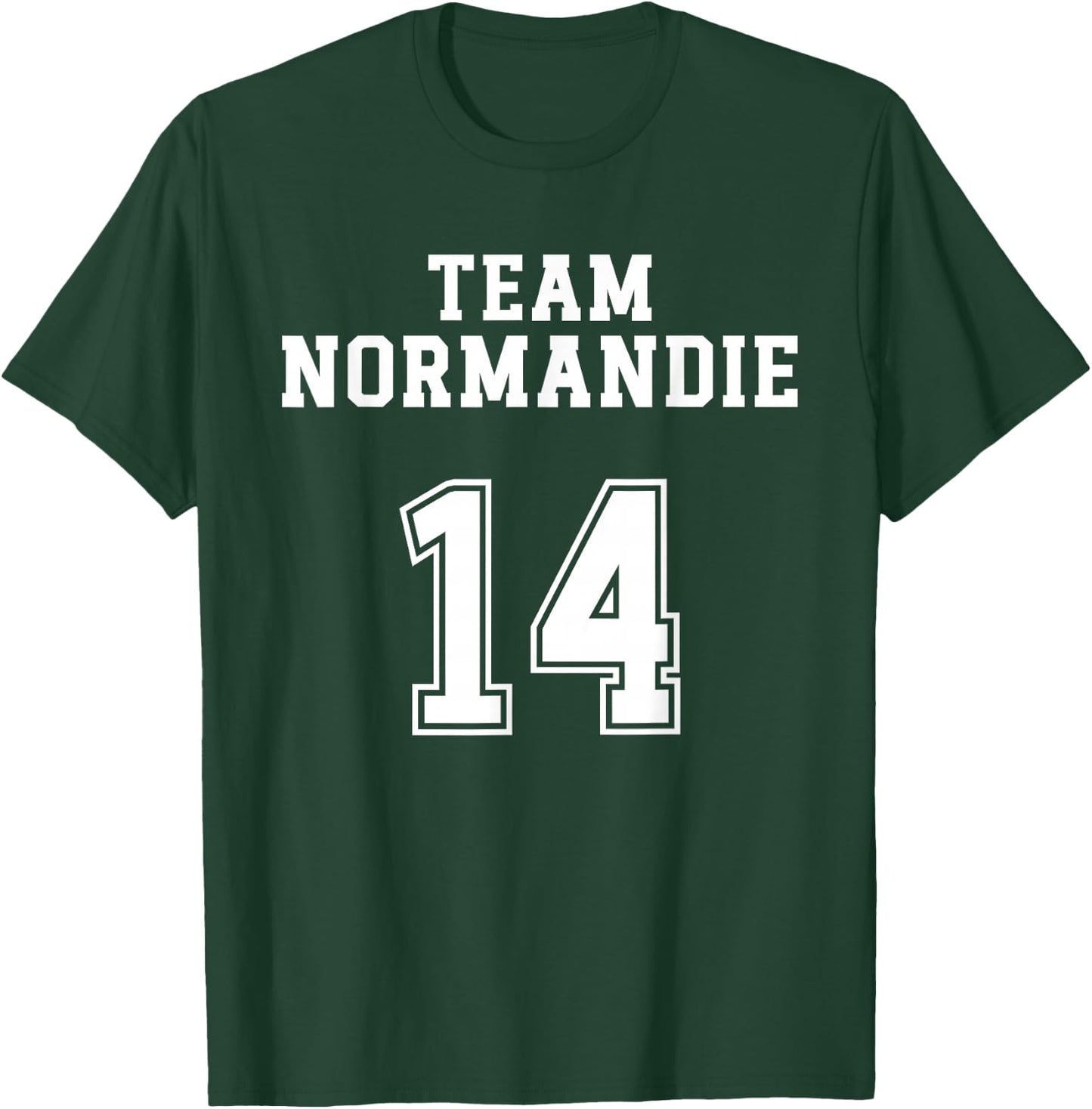 Normandy Humour Norman Team Normandy Calvados Region , Black, S T-Shirt - T-Shirt | Forest