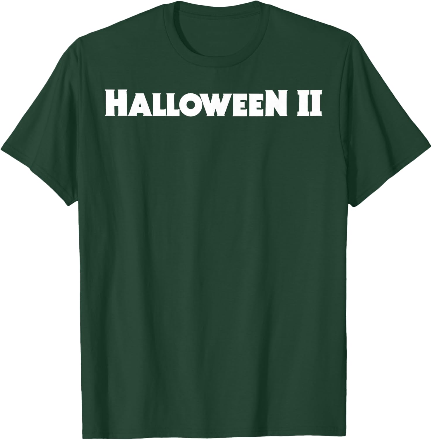Halloween 2 Simple Title Logo T-Shirt - T-Shirt | Forest