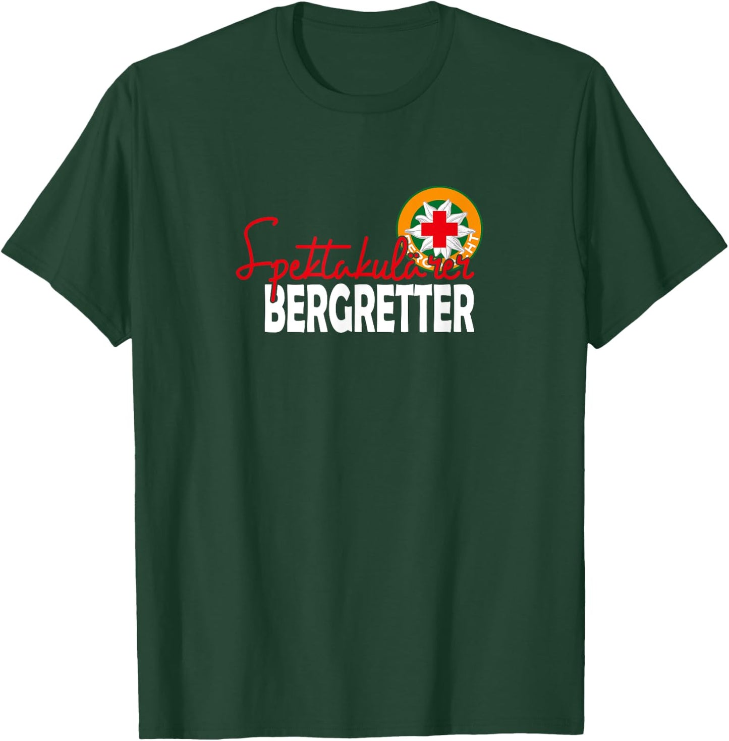 Spektakulärer Bergretter - Bergwacht Alpinrettung T-Shirt - T-Shirt | Forest
