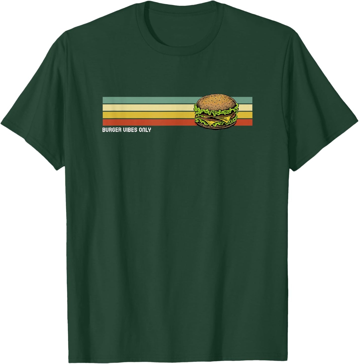 Vintage hamburger T-Shirt - T-Shirt | Forest