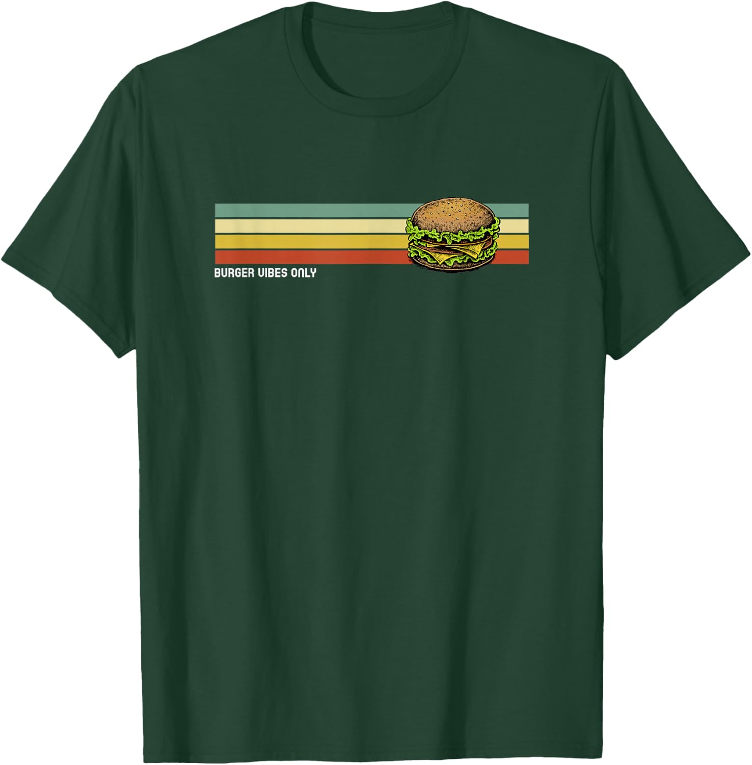 Vintage hamburger T-Shirt - T-Shirt | Forest