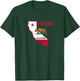 Fresno - California Flag / Cool Vintage Design of Fresno CA T-Shirt - T-Shirt | Forest