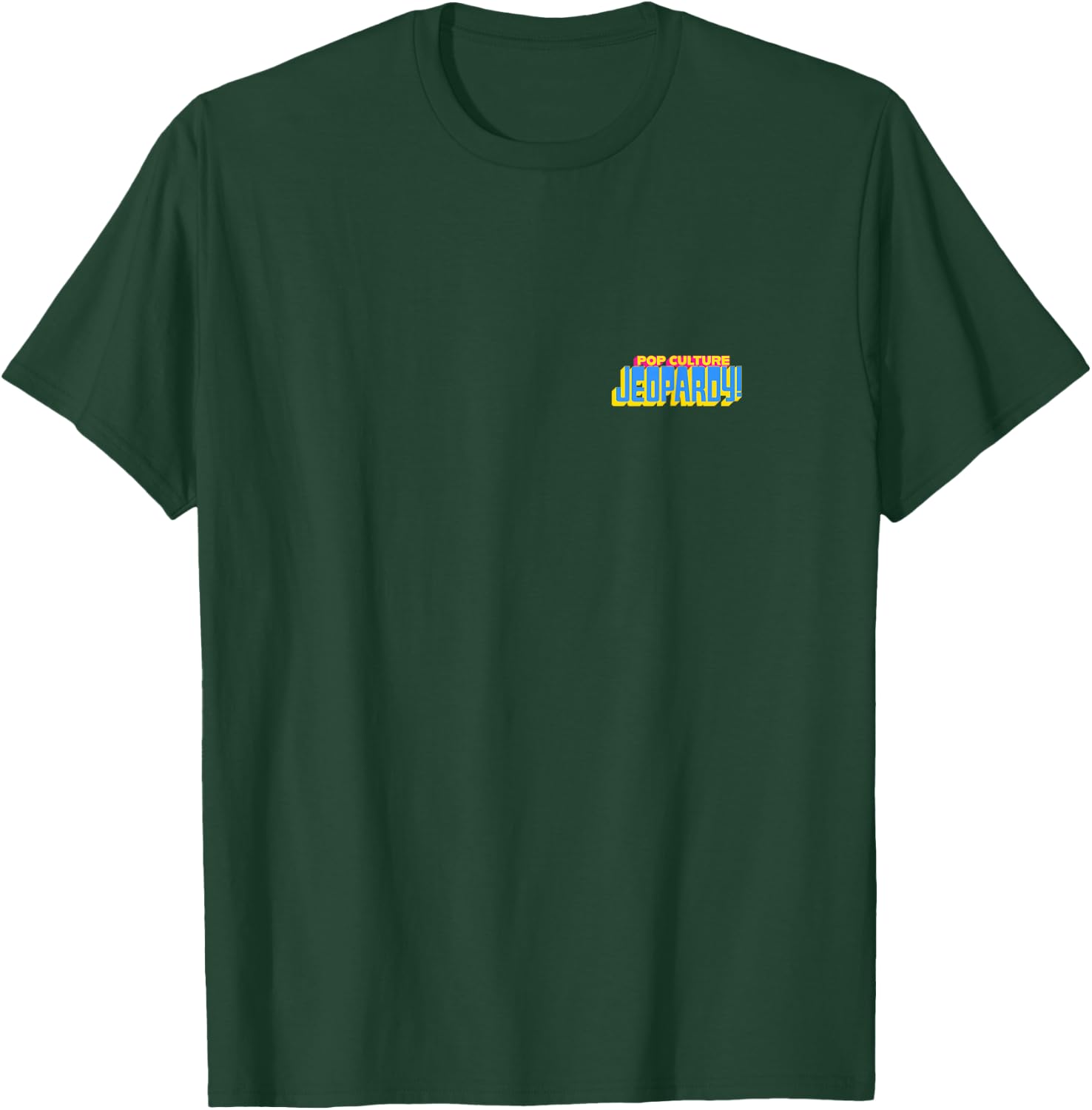 Jeopardy! Pop Culture Left Chest T-Shirt - T-Shirt | Forest