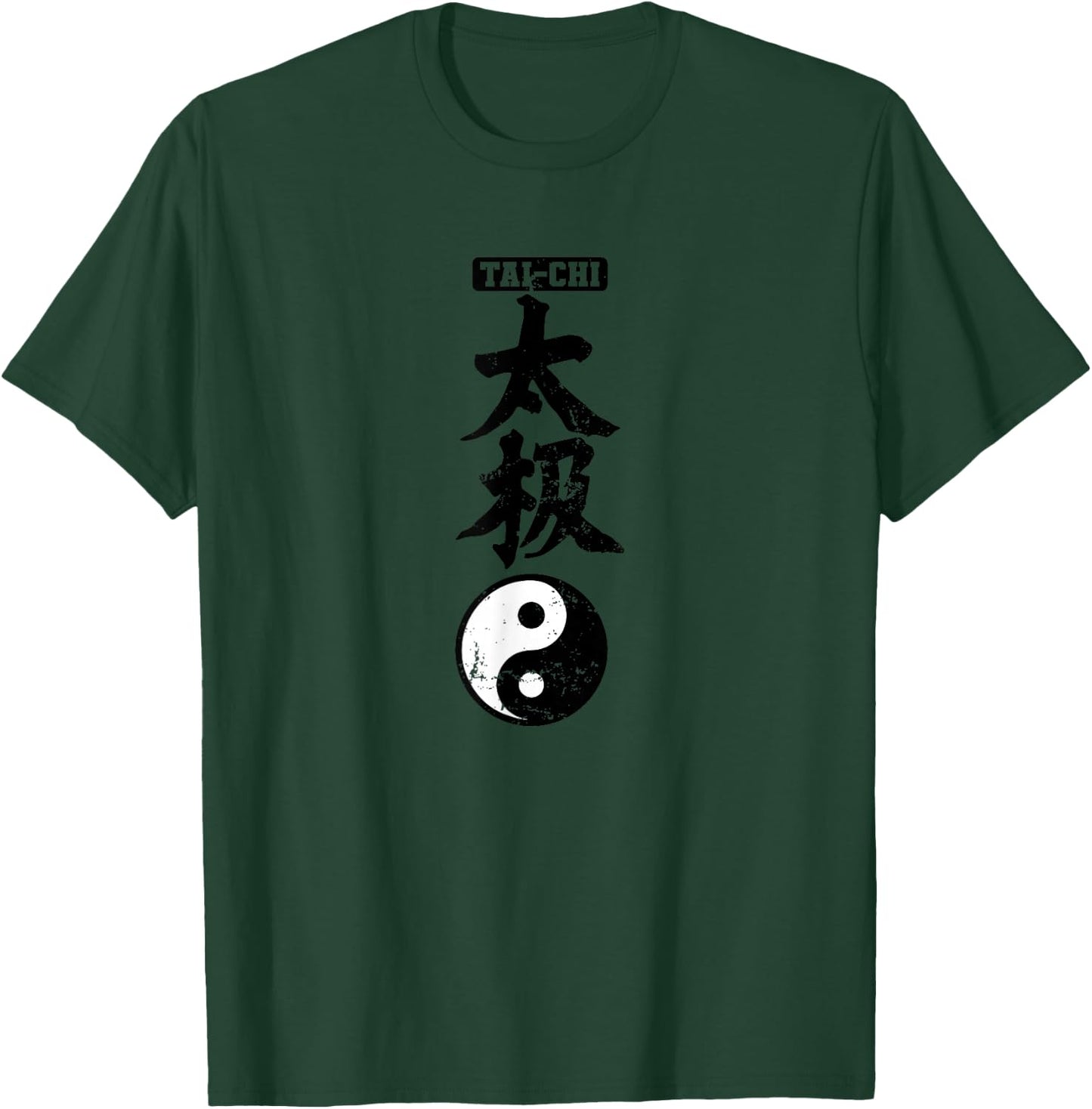 Tai Chi Chinesische Schriftzeichen Yin Yang T-Shirt - T-Shirt | Forest
