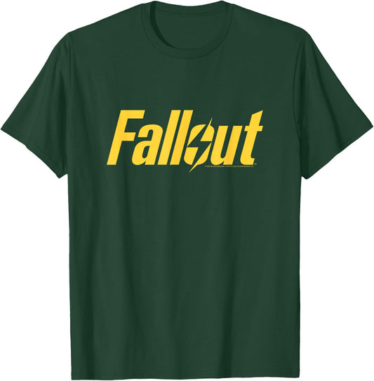 Fallout TV Series Yellow Lightning Logo , black T-Shirt - T-Shirt | Forest