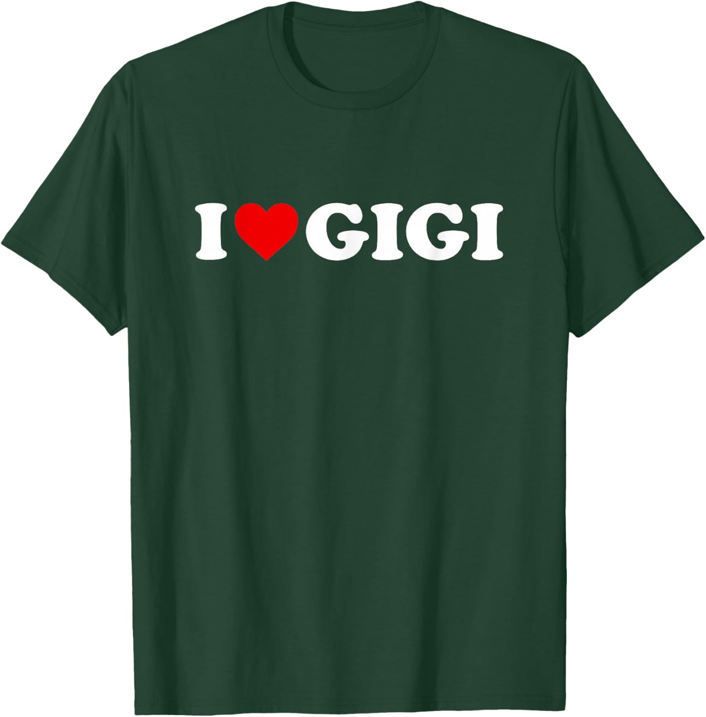 I Love Gigi , black, s T-Shirt - T-Shirt | Forest