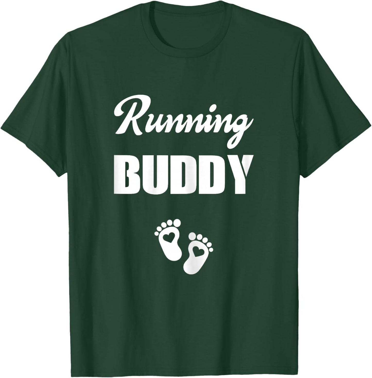 Pregnancy Announcement Gender Running Buddy Pouch Boy Girl T-Shirt - T-Shirt | Forest