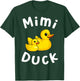 Mimi Duck Birthday Rubber Duck Kids Family Matching T-Shirt - T-Shirt | Forest