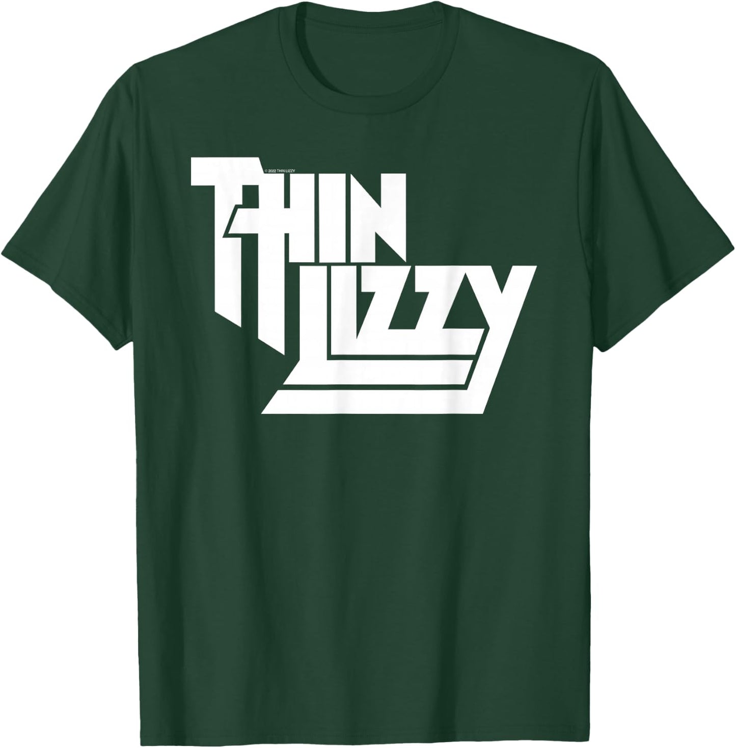 Thin Lizzy White Stacked Logo T-Shirt - T-Shirt | Forest
