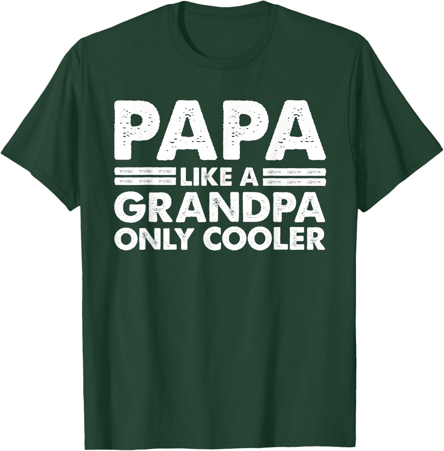 Funny Papa Design For Grandpa Papi Papaw From Grandkids Papa T-Shirt - T-Shirt | Forest
