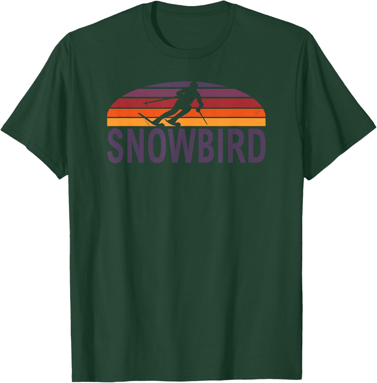Snowbird Utah USA Ski Resort Snowboarding T-Shirt - T-Shirt | Forest