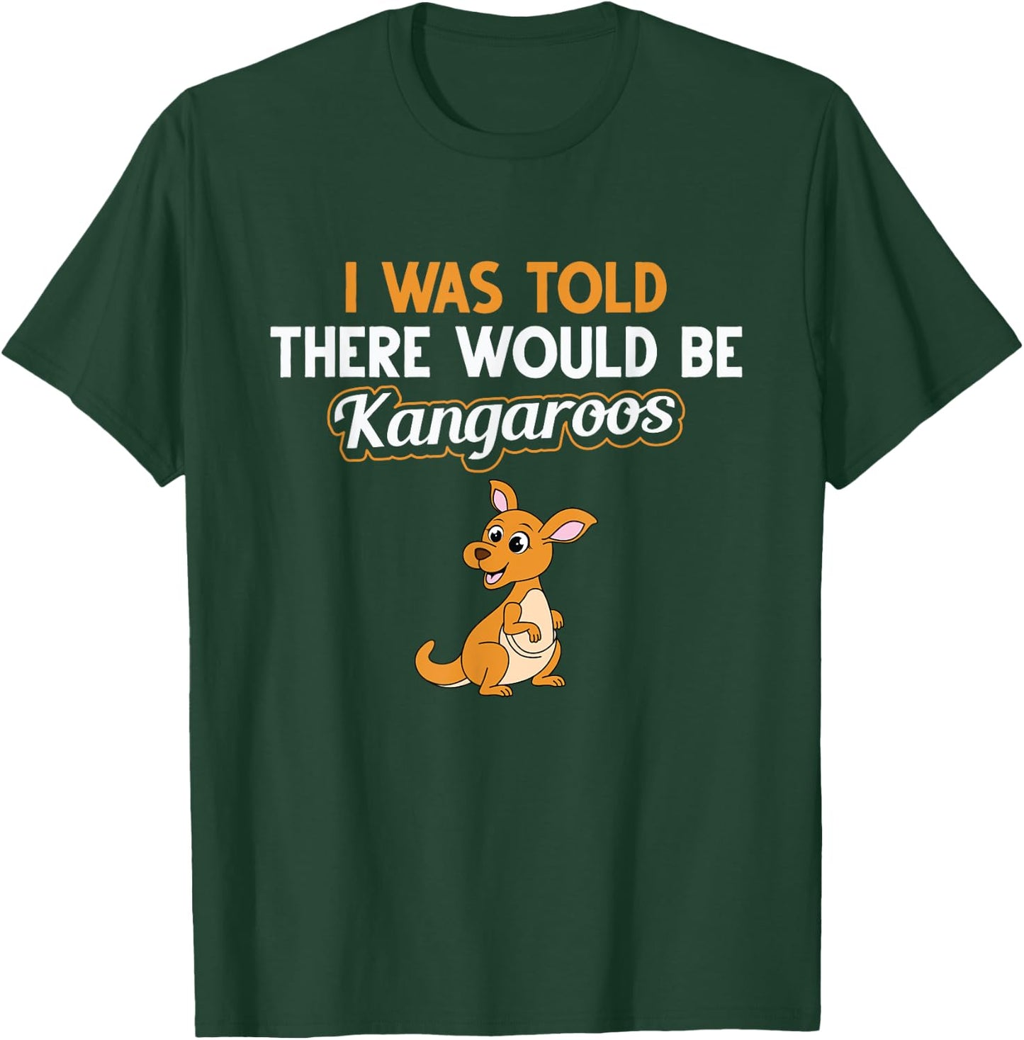 Kangaroo Design Men Women Boys Girls Kids Kangaroo Animal T-Shirt - T-Shirt | Forest