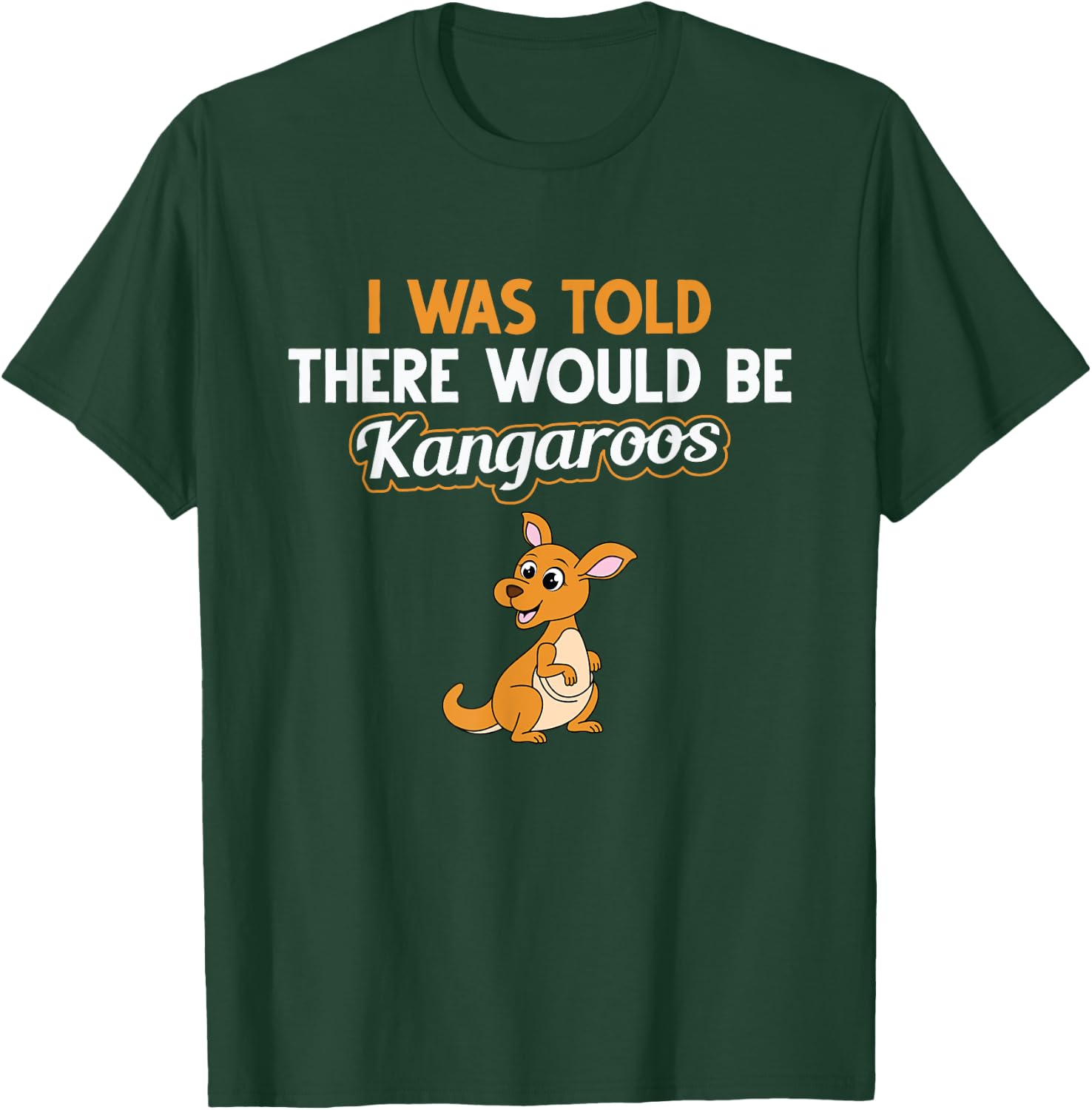Kangaroo Design Men Women Boys Girls Kids Kangaroo Animal T-Shirt - T-Shirt | Forest