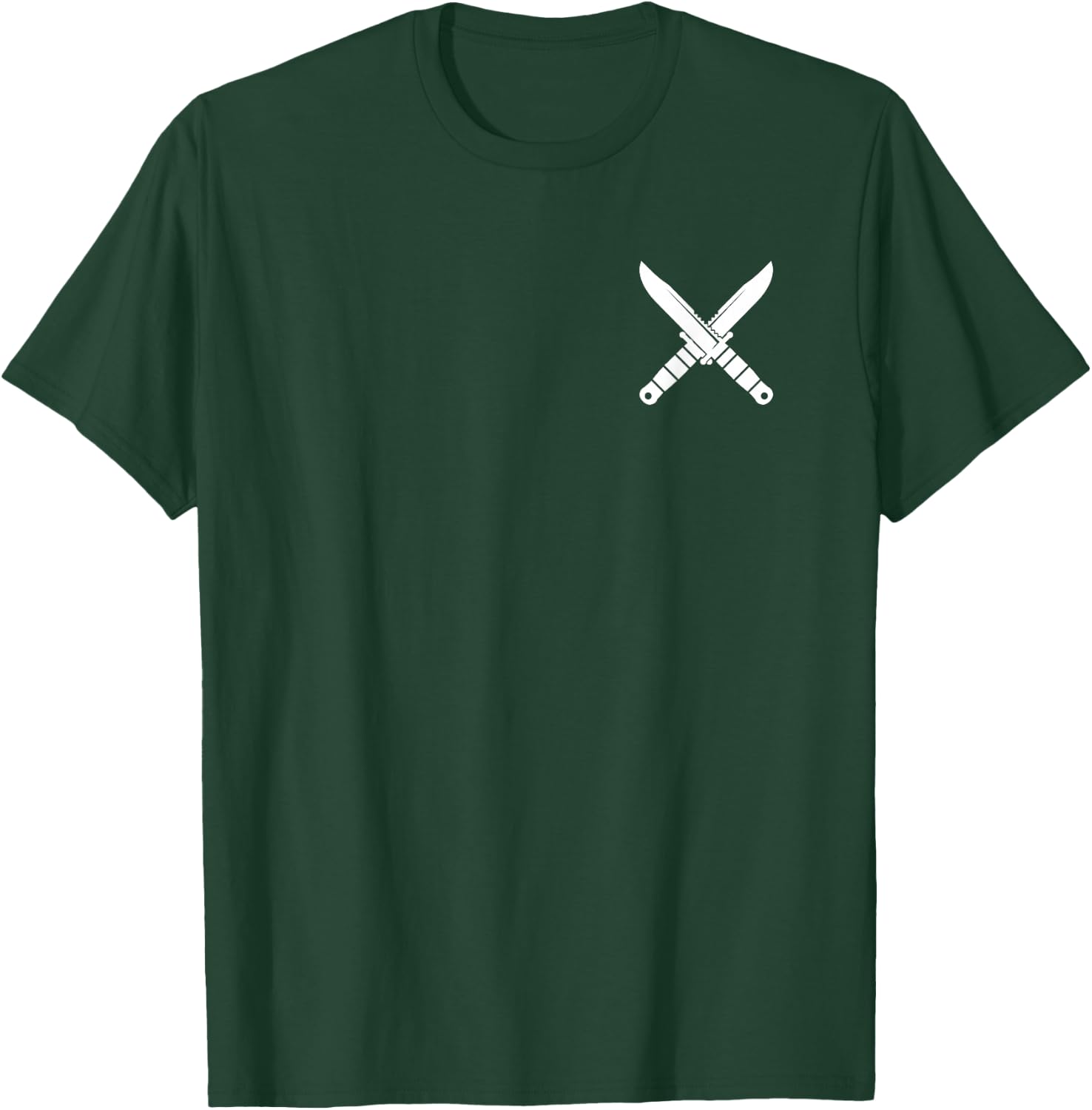 Knives Logo Emblem Restoration Collectible Knife Collecting T-Shirt - T-Shirt | Forest