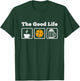 Coffee, Pickleball and Beer! The Good life T-Shirt - T-Shirt | Forest