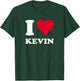 Red Heart I Love Kevin. T-Shirt - T-Shirt | Forest