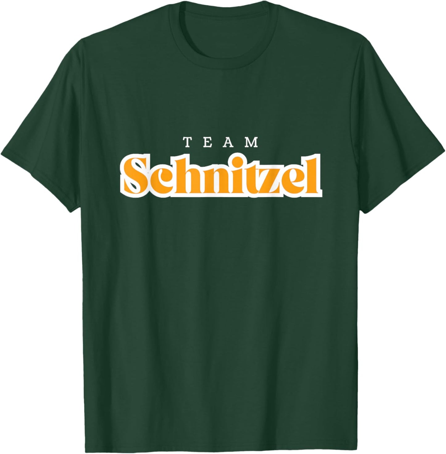 with Team Schnitzel I Love Wiener Schnitzel Favourite Fruit Motif, black T-Shirt - T-Shirt | Forest