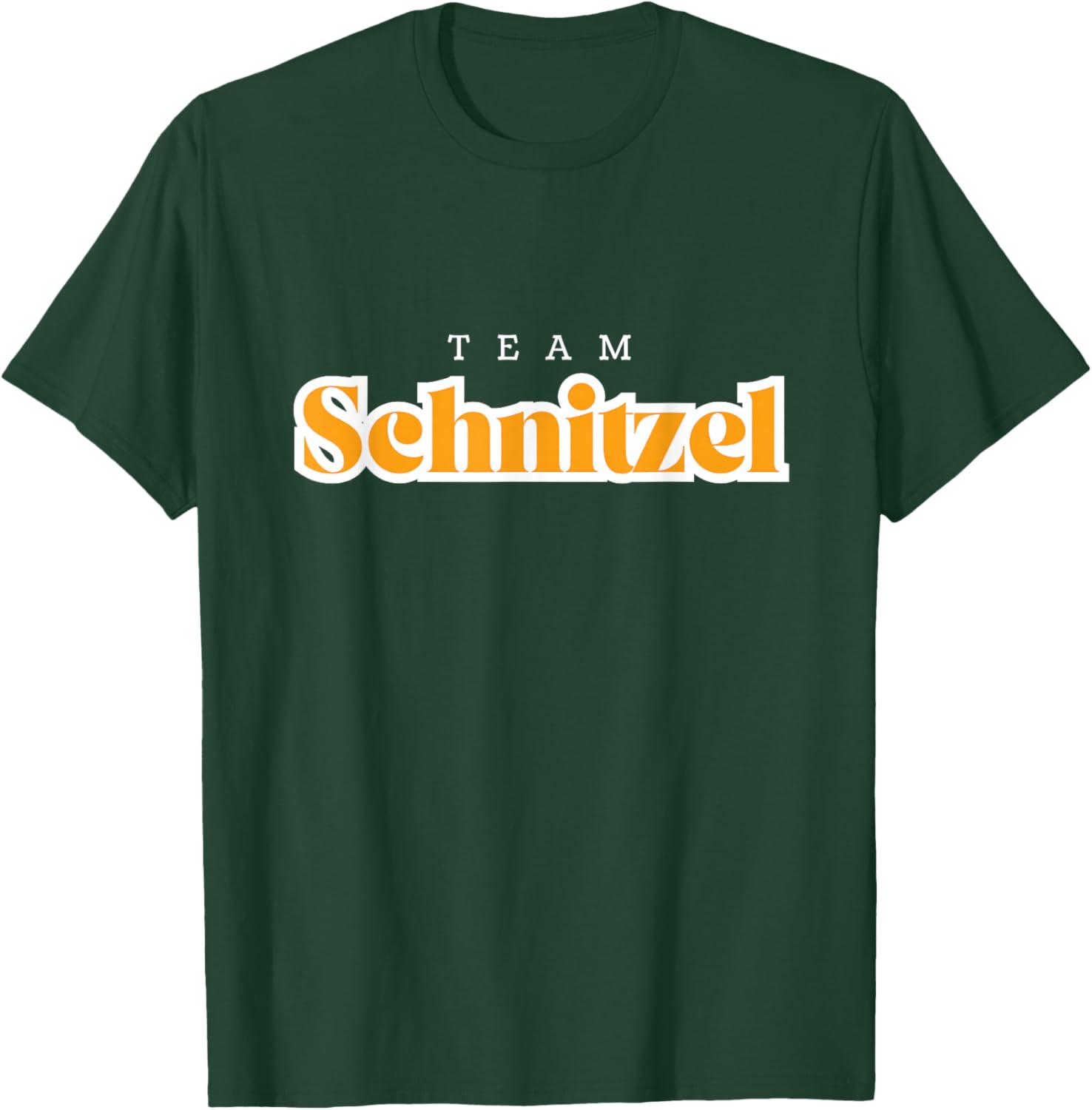 with Team Schnitzel I Love Wiener Schnitzel Favourite Fruit Motif, black T-Shirt - T-Shirt | Forest