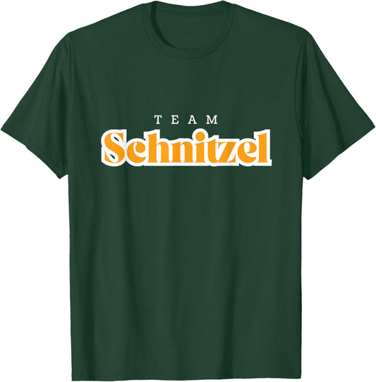 with Team Schnitzel I Love Wiener Schnitzel Favourite Fruit Motif, black T-Shirt - T-Shirt | Forest