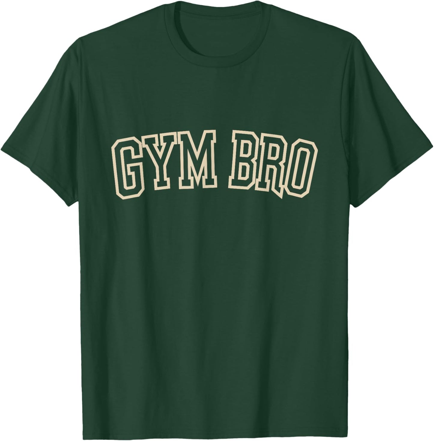 Gym Bro Workout Funny Gym Weightlifting Boys and Girls T-Shirt - T-Shirt | Forest