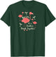 Birds of a Feather Drink Together T Shirt Flamingo Martini T-Shirt - T-Shirt | Forest
