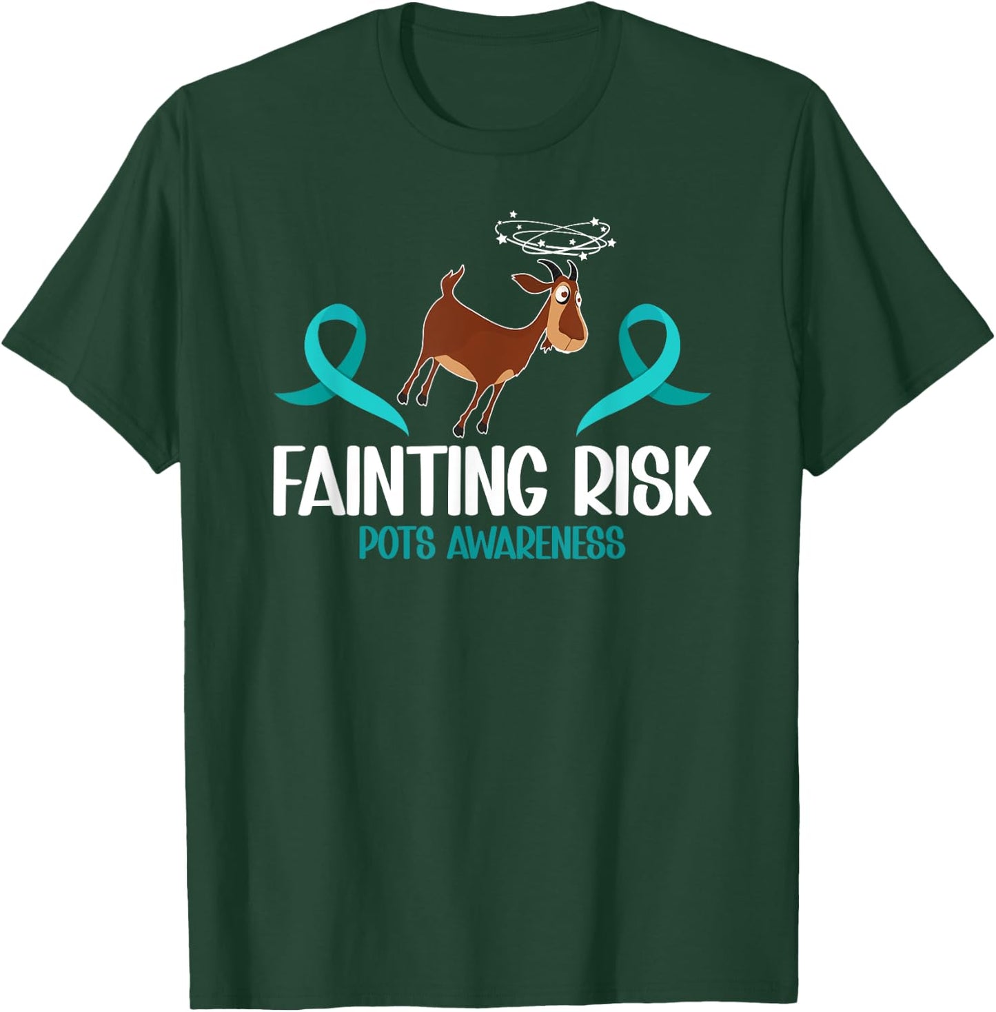 Fainting Risk POTS Awareness Day POTS Warrior POTS Fighter T-Shirt - T-Shirt | Forest