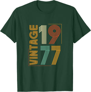 Vintage 1977 Women Limited Edition BDay 1977 Birthday T-Shirt - T-Shirt | Forest