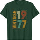 Vintage 1977 Women Limited Edition BDay 1977 Birthday T-Shirt - T-Shirt | Forest