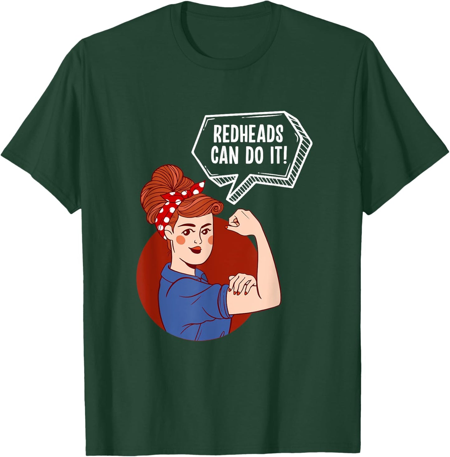 Redheads Can Do It Women Red Hair T-Shirt - T-Shirt | Forest