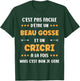 Beau Gosse Cricri Citation Humour prénom Cricri T-Shirt - T-Shirt | Forest