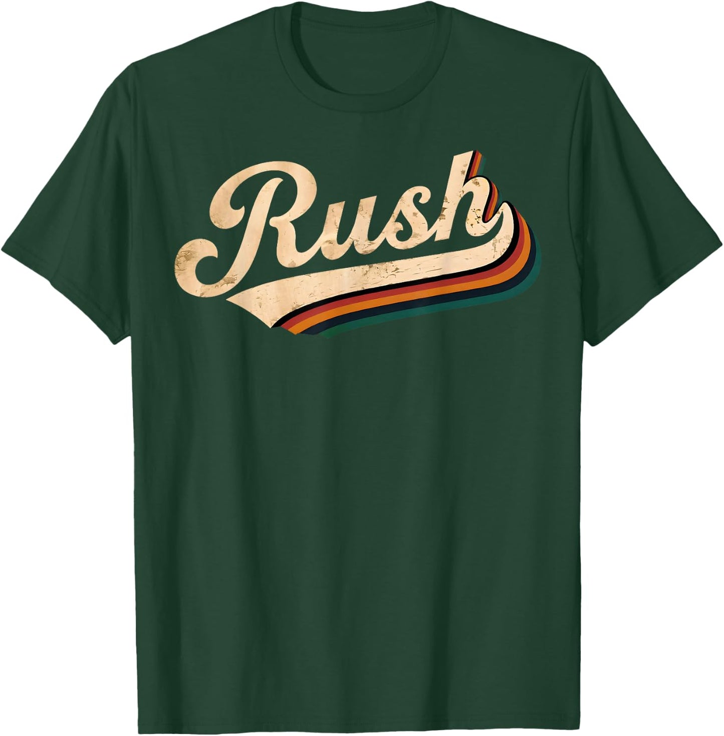 Vintage Rush Name Classic Gifts Women Kid T-Shirt - T-Shirt | Forest