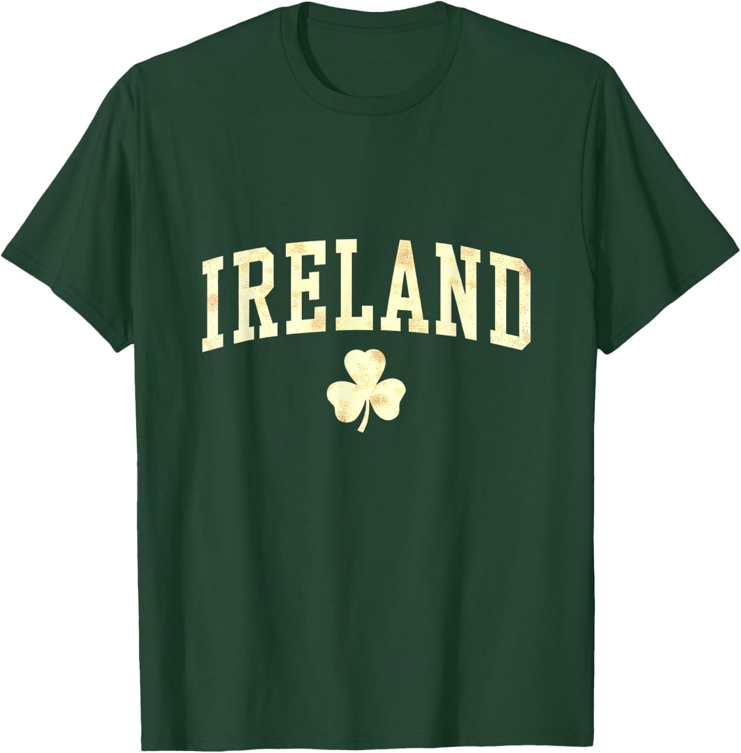Ireland Shamrock Clover Irish Vintage St Patrick's Day T-Shirt - T-Shirt | Forest