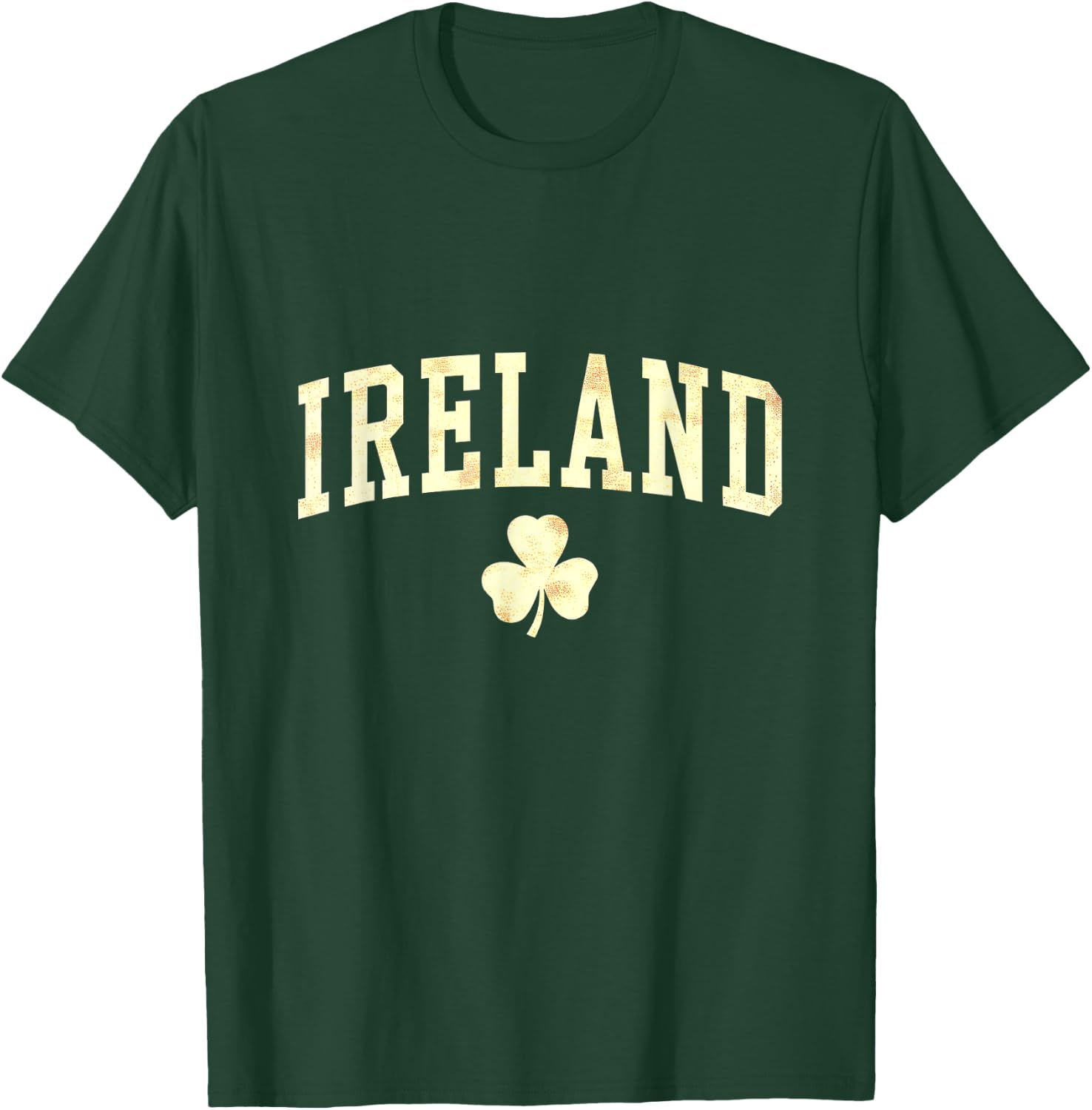 Ireland Shamrock Clover Irish Vintage St Patrick's Day T-Shirt - T-Shirt | Forest